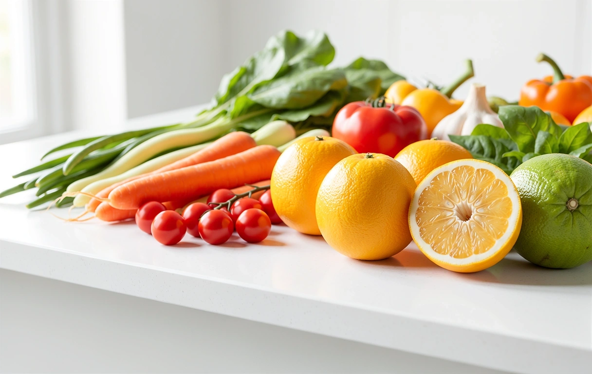 Świeże produkty Zdrowa Talerz